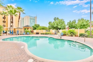 Communal outdoor pool