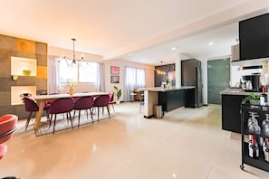 A spacious open floor plan