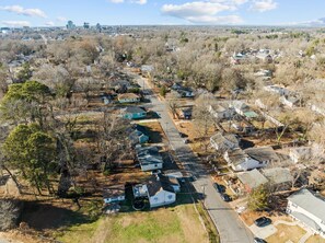 Aerial photo of house and neighborhood