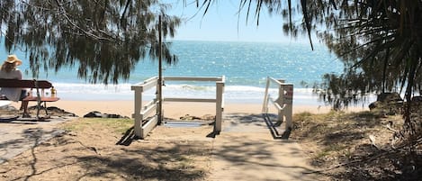 Shelly Beach - directly across the road