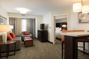 Sink into the cozy sofa after a day exploring the area.