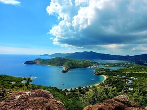 Shirley Heights Lookout. Most breathtaking view of the Island. Only 30 mins away