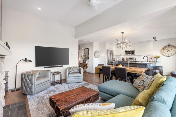 Relax and watch the latest movie on the home cinema system