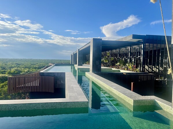 Piscina na cobertura