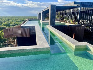 Piscina na cobertura