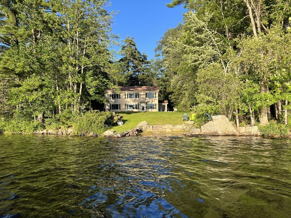 Home view from the lake
