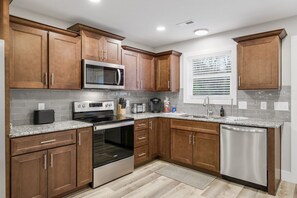 Full Kitchen that is Fully Stocked