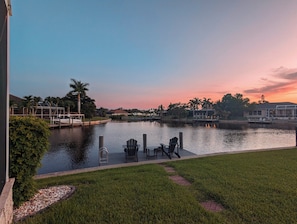 view across the interesting canals