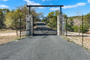 You'll know you have arrived when you see the La Vida Ranch entry gate.