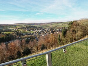 Blick von der Unterkunft