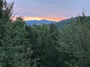 View of Mt Washington from the deck
