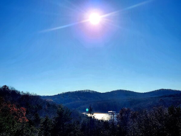 View from the balcony of the lake