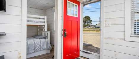 The bright view of Dennis Port and The Chase's Ocean Grove Cottage Colony- 217 Old Wharf Road #1A Dennis Port Cape Cod - Grey Pearl- NEVR