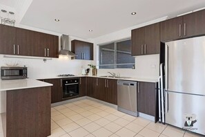 Kitchen with basic amenities is just what you need