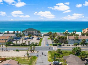 Beach view from the house