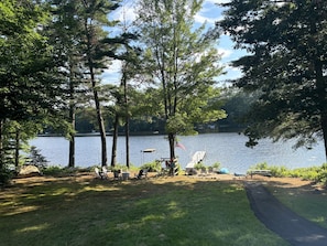 Large Private Waterfront with Docks and Sandy Entry