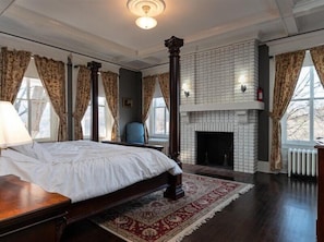 Master bedroom with it's own fireplace