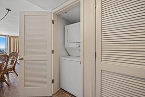 Never underestimate the convenience of a washer & dryer in your unit.