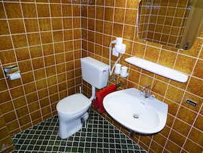 Appartements Windschnur: Appartement Löwenzahn - Bad