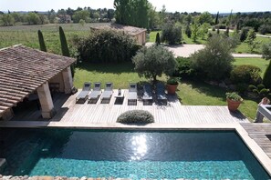 BEDOIN holiday rental Provençal farmhouse for rent heated pool