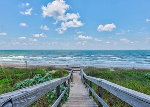 Outdoors - Mustang Island Beach Club boardwalk to the beach!