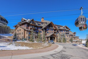 Condo Exterior | Gorgeous Mountain Views | Ski-In/Ski-Out Access