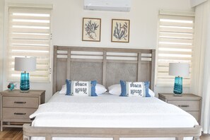 King size bed in Master bedroom