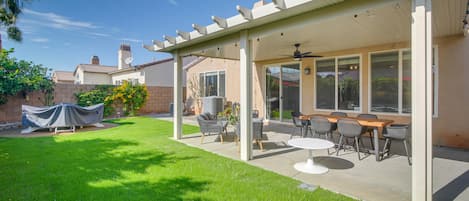 Indio Vacation Rental | 4BR | 2.5BA | 1 Step to Enter | 2,338 Sq Ft