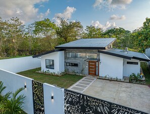 Gated and private home offering peace