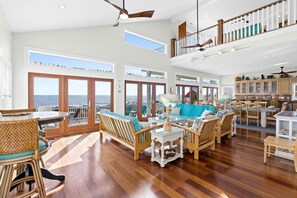 spacious living areas with amazing unobstructed ocean views. 