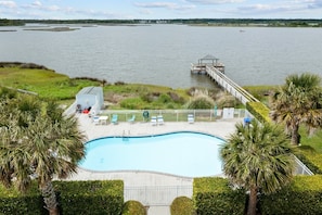 Waterfront Community Pool and Gazebo