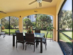 Spacious Screened Patio Area