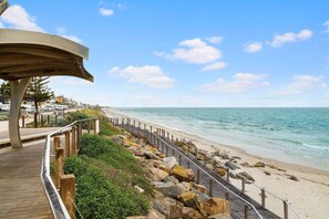 The home is only a 5-minute stroll to the stairs access of Henley Beach.