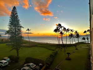 Beautiful sunset from the porch