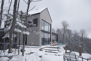 Vue arrière du chalet