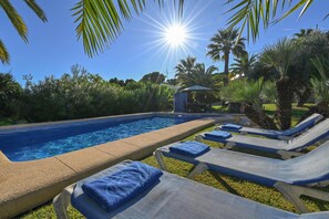 Garden and swimming pool