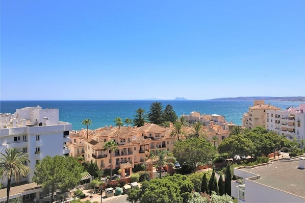 Spectacular sea views and views to Gibraltar from this property