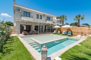 Captivating Pool Surroundings.  
