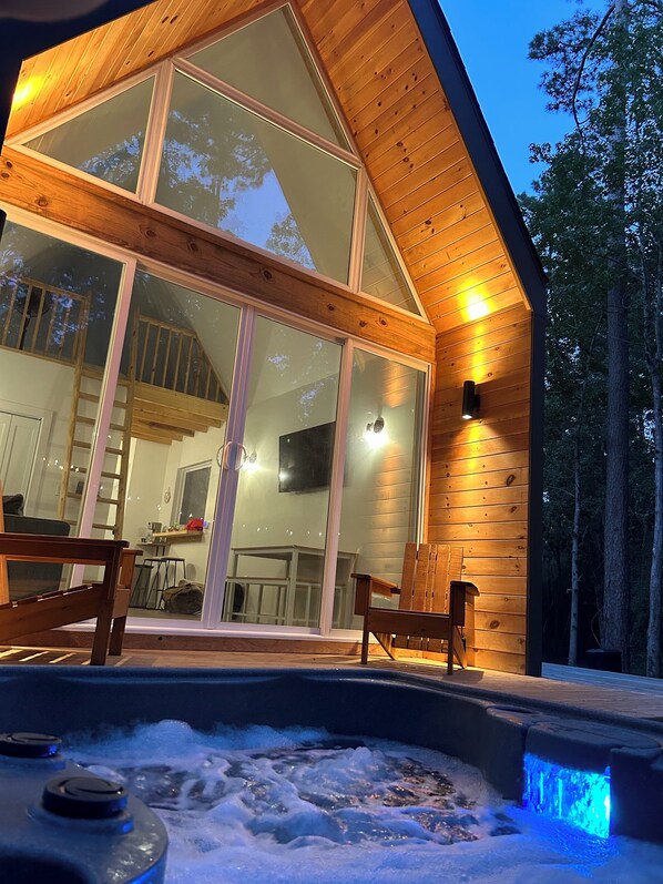 Hot tub view