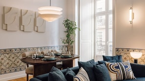 Confortable and natural lighted living room with access to the balcony #lisbon #pt #portugal #confort