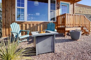 Spend the evening around your own fire pit.