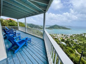 Water+Sky USVI | Coral Bay Villa with Sunrise Views of East End and BVI