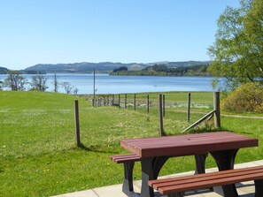 Sitting-out-area looking along Loch Awe  | Barr Beithe Lower, Dalmally