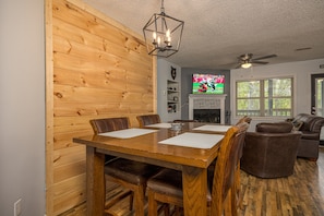 Dining Table at Big Bear Ski Haus