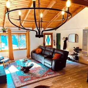 New & sleek living room