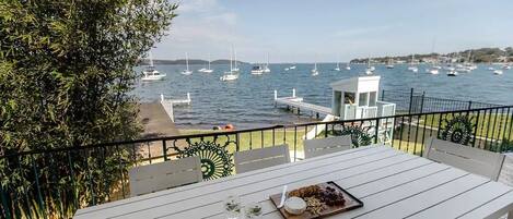 8 Seat outdoor table on balcony