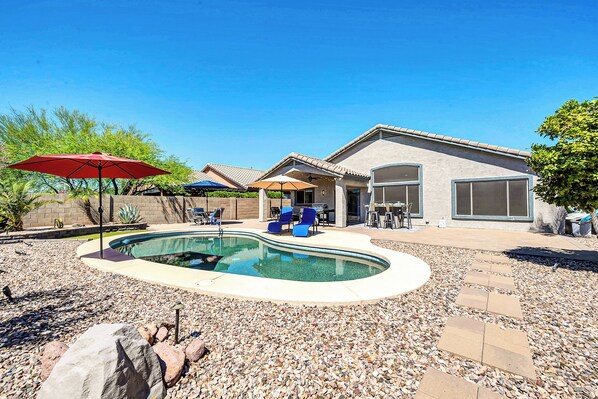 Gold Canyon Vacation Rental | 3BR | 2BA | 1 Step to Enter | 1,622 Sq Ft