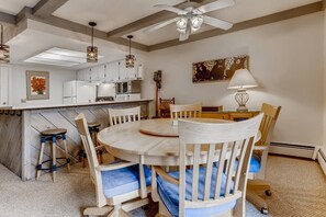 Dining room & kitchen