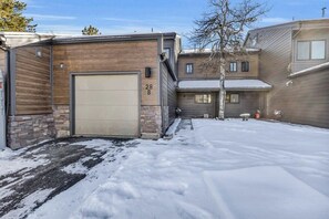 An exterior view of the home which is situated in an incredible location near Canyons Resort, Cabriolet Ski Lift, the FREE shuttle, and more.