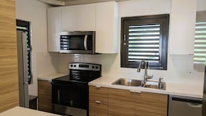 Comfortable kitchen with the latest equipment